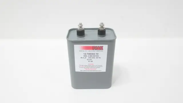 NWL 12-749302-10 CAPACITOR 40UF 370V-AC