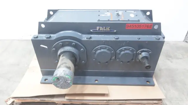 FALK 445A3 PARALLEL SHAFT REDUCER ENCLOSED GEAR DRIVE 25:1