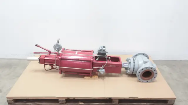 MASONEILAN 84-41355 SVI2-31123121 PNEUMATIC STEEL FLANGED CONTROL VALVE 6IN 300
