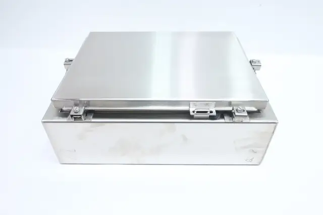 HOFFMAN A20H1606SSLP STAINLESS ENCLOSURE 6IN X 20IN X 16IN